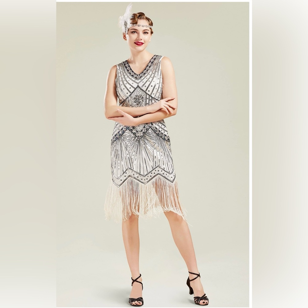 BABEYOND Women's 1920s Flapper dress